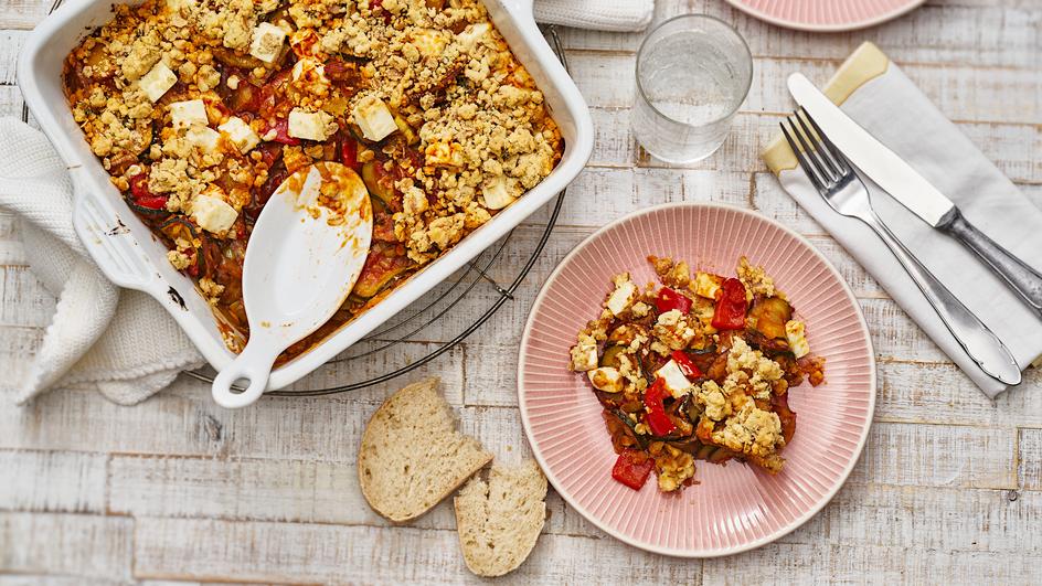 Mediterraner Gemüse-Crumble
