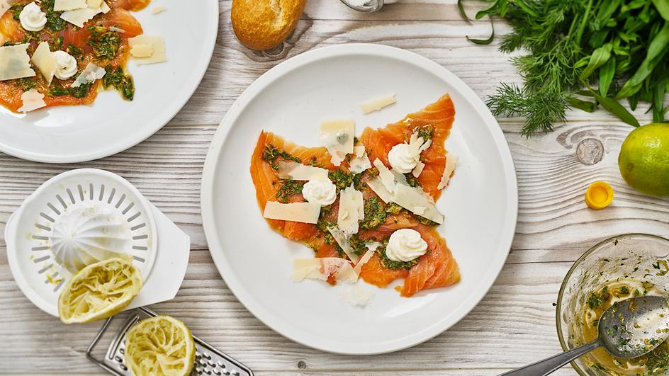 Lachs-Carpaccio
