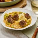 Hackbällchen mit Lauch
