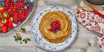 Buchweizen-Pancakes ohne Ei (glutenfrei)