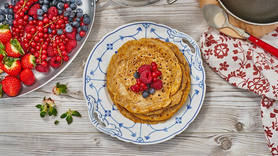 Buchweizen-Pancakes ohne Ei (glutenfrei)