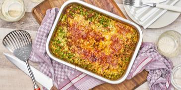 Bologneser Gratin "Risi-Bisi"