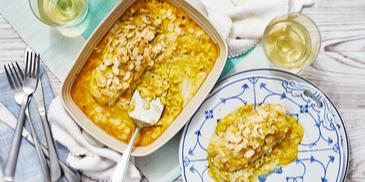 Gratiniertes Rotbarschfilet