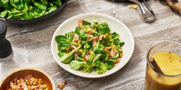 Feldsalat mit Kartoffeldressing