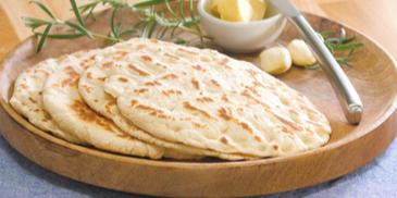 Naan Brot - Indisches Fladenbrot