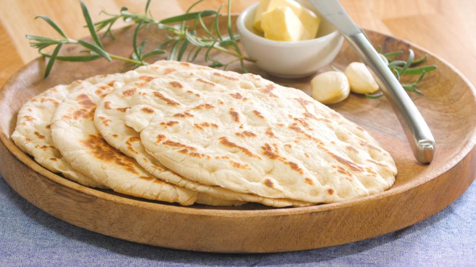 Naan Brot - Indisches Fladenbrot