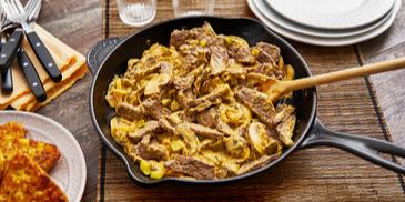 Boeuf Stroganoff