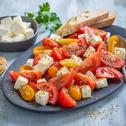 Tomatensalat mit Schafskäse
