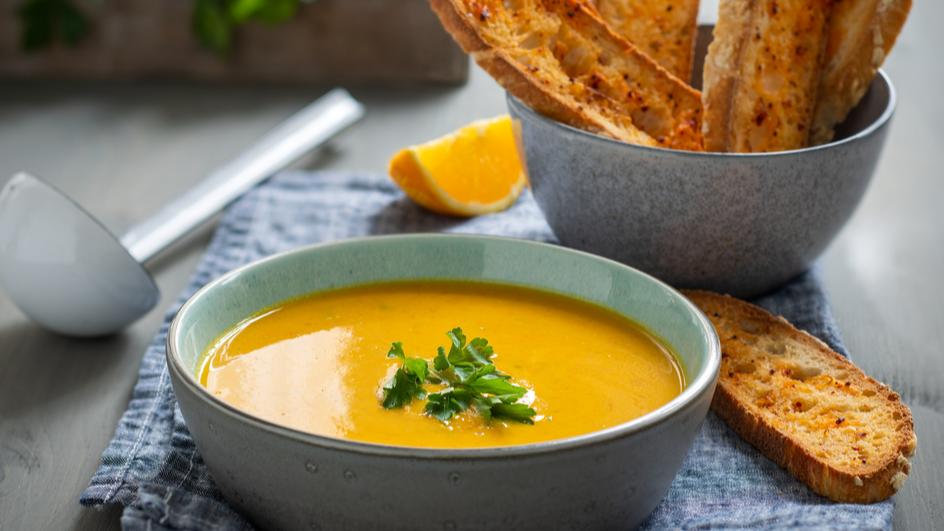 Orangen-Kürbis-Suppe
