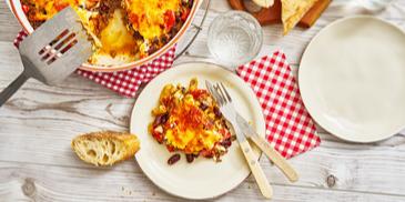 Amerikanischer Nudelauflauf