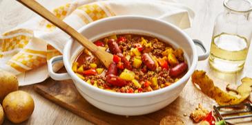 Bauerntopf mit Mini-Cabanossi