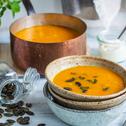 Kürbis-Möhrencremesuppe