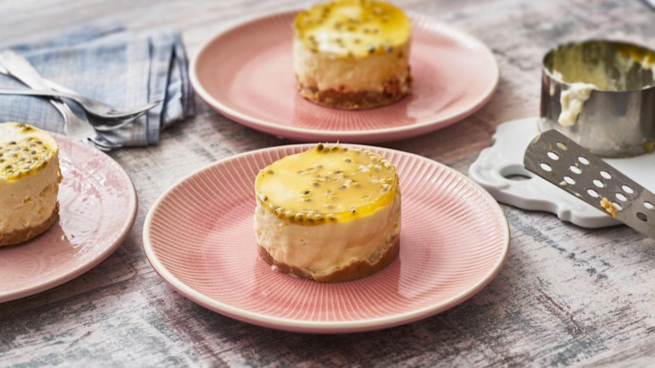 No-Bake Maracuja-Joghurt-Törtchen