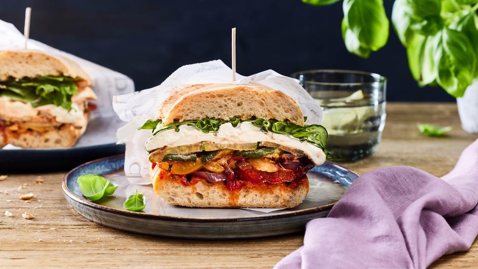 Grillgemüse-Sandwich