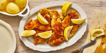 Panierte Hühnerstäbchen