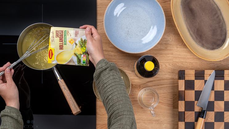 Gratinierter Spargel mit Zitronenkartoffeln