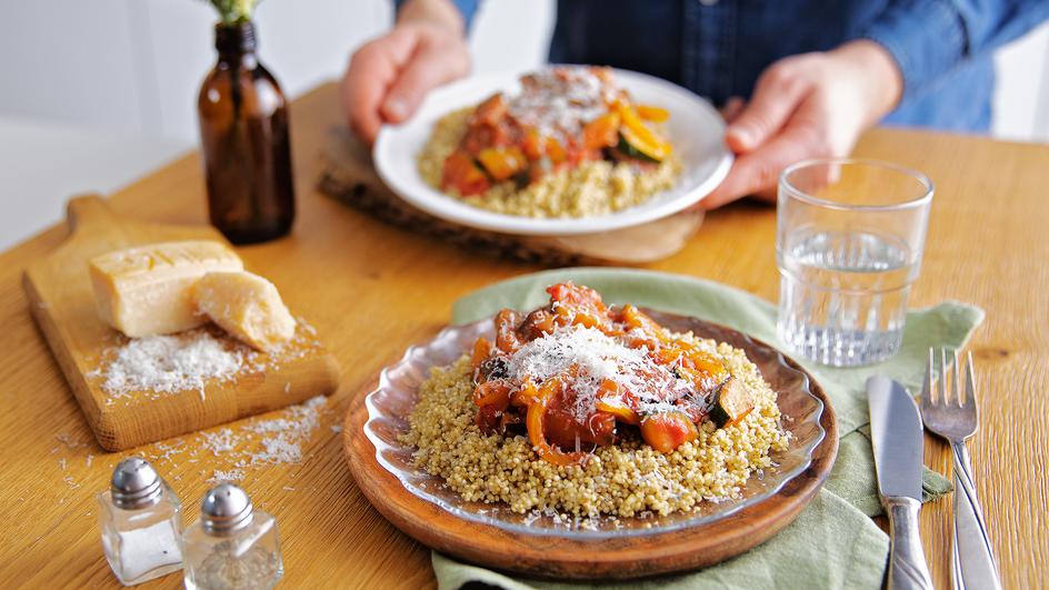 Ratatouille Gemüse mit Quinoa