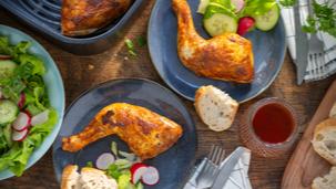 Hähnchenschenkel aus dem Airfryer