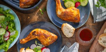 Hähnchenschenkel aus dem Airfryer