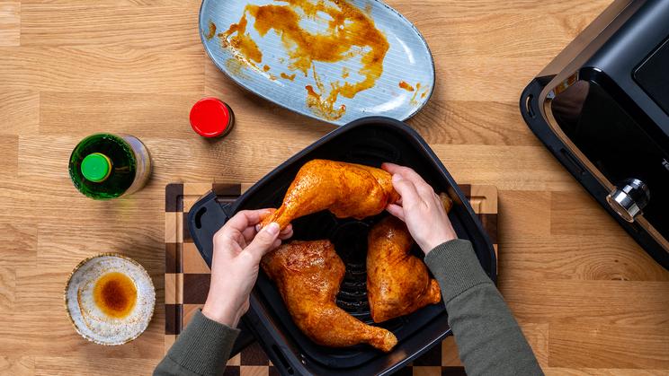 Hähnchenschenkel aus dem Airfryer