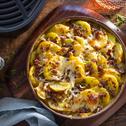 Ofen-Kartoffeln mit Hackfleisch im Airfryer