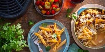 Bologneser Gratin im Airfryer