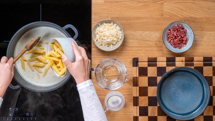 Carbonara Nudel Auflauf im Airfryer