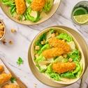 Caesar Salad mit Hähnchen im Airfryer