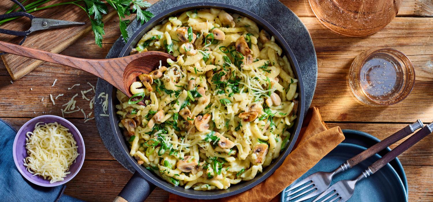 Champignon-Spätzle-Pfanne: Schnell &amp; Einfach | maggi.de