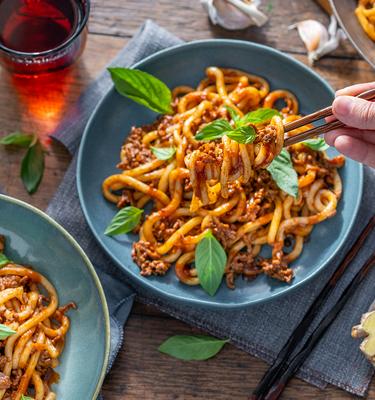 Udon Bolognese