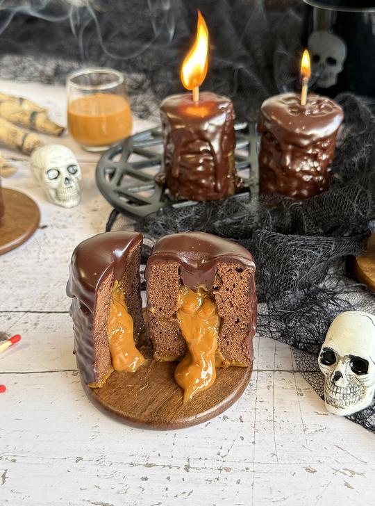 Velas Rellenas con Dulce de Leche