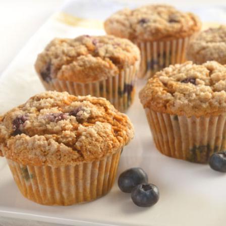 Deluxe Pumpkin Blueberry Muffins | Very Best Baking