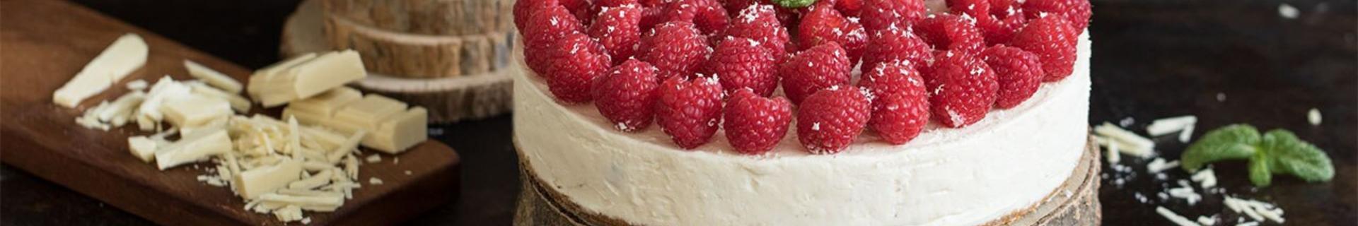 Postres con chocolate blanco