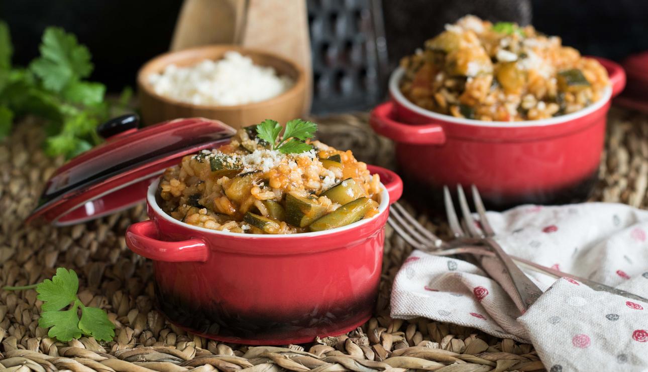 Arroz caldoso de verduras