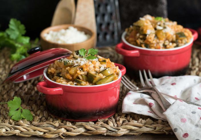 Arroz caldoso de verduras