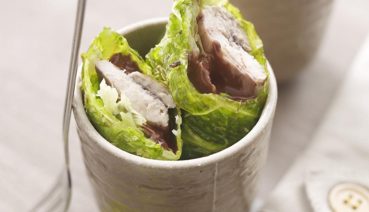 Rollitos de col y perdiz