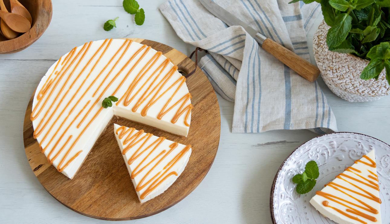 Tarta de queso con leche condensada