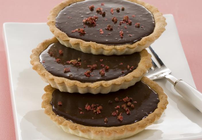 Tartaletas de chocolate a la pimienta