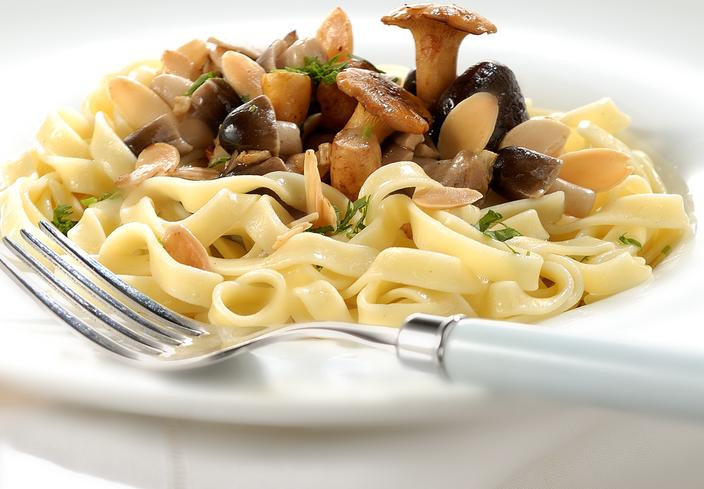 Tagliatelle con setas