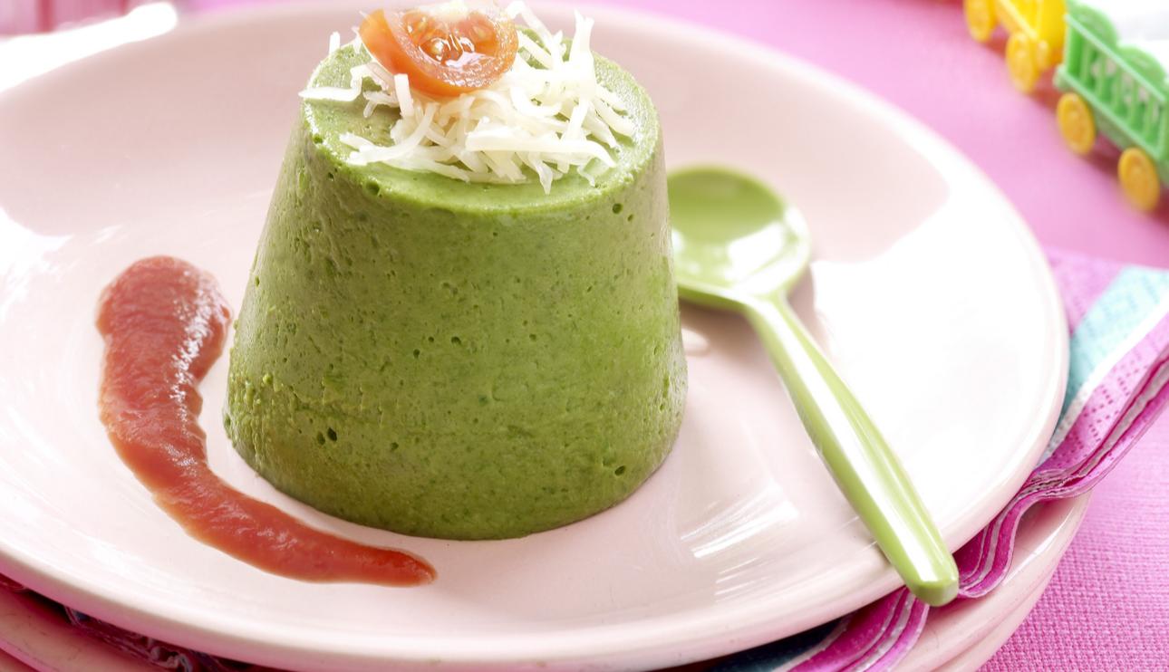 Flan de acelgas y queso