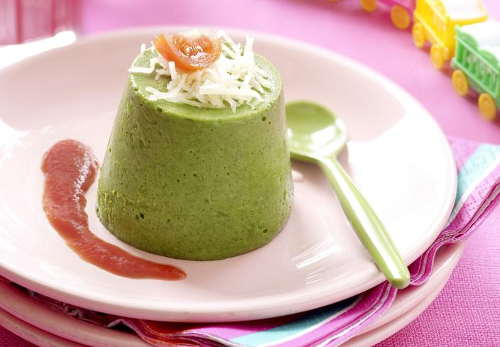 Flan de acelgas y queso