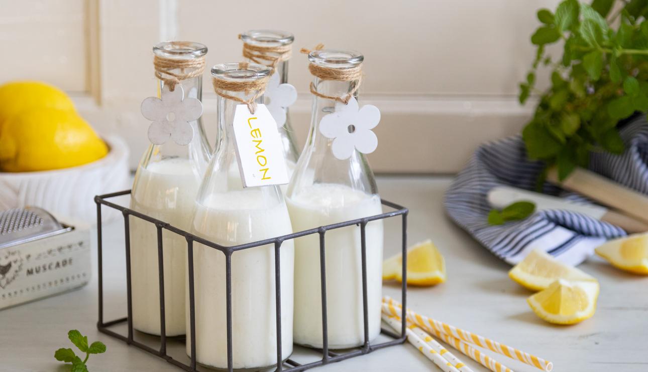 Batido de yogur y limón