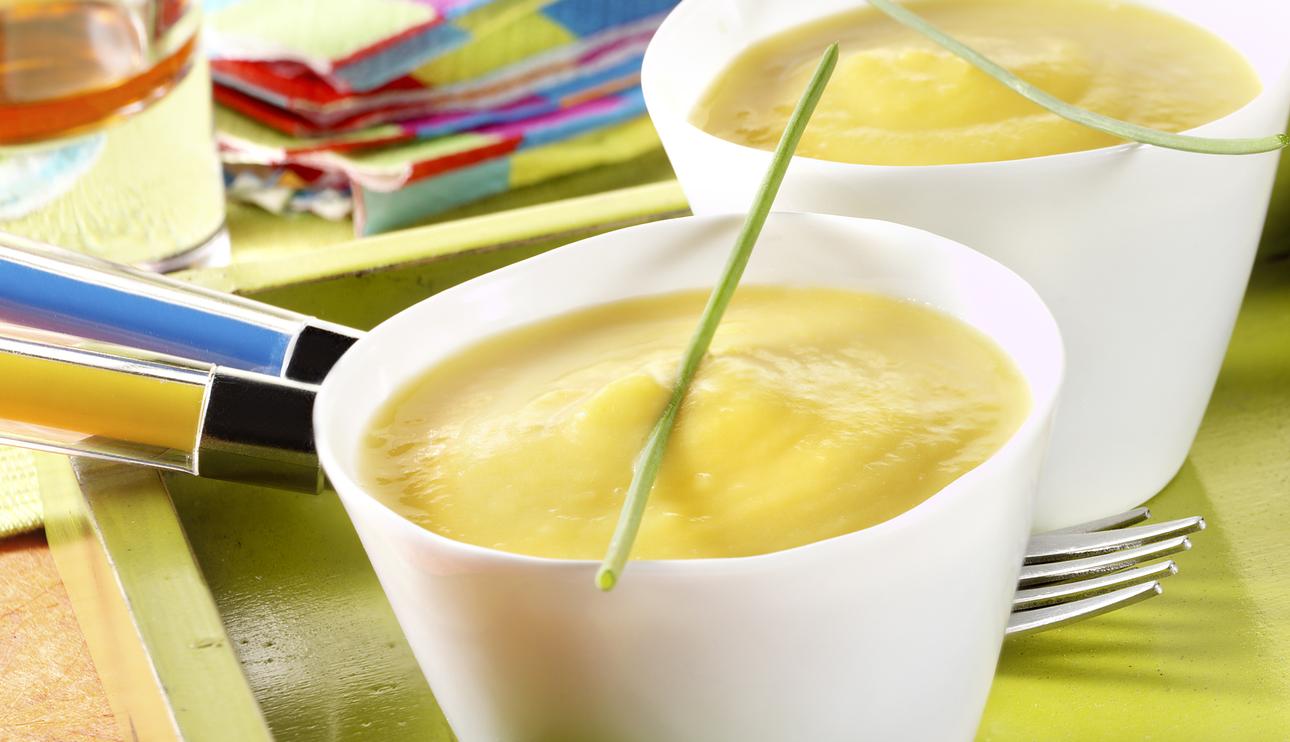 Sopa de calabaza y queso