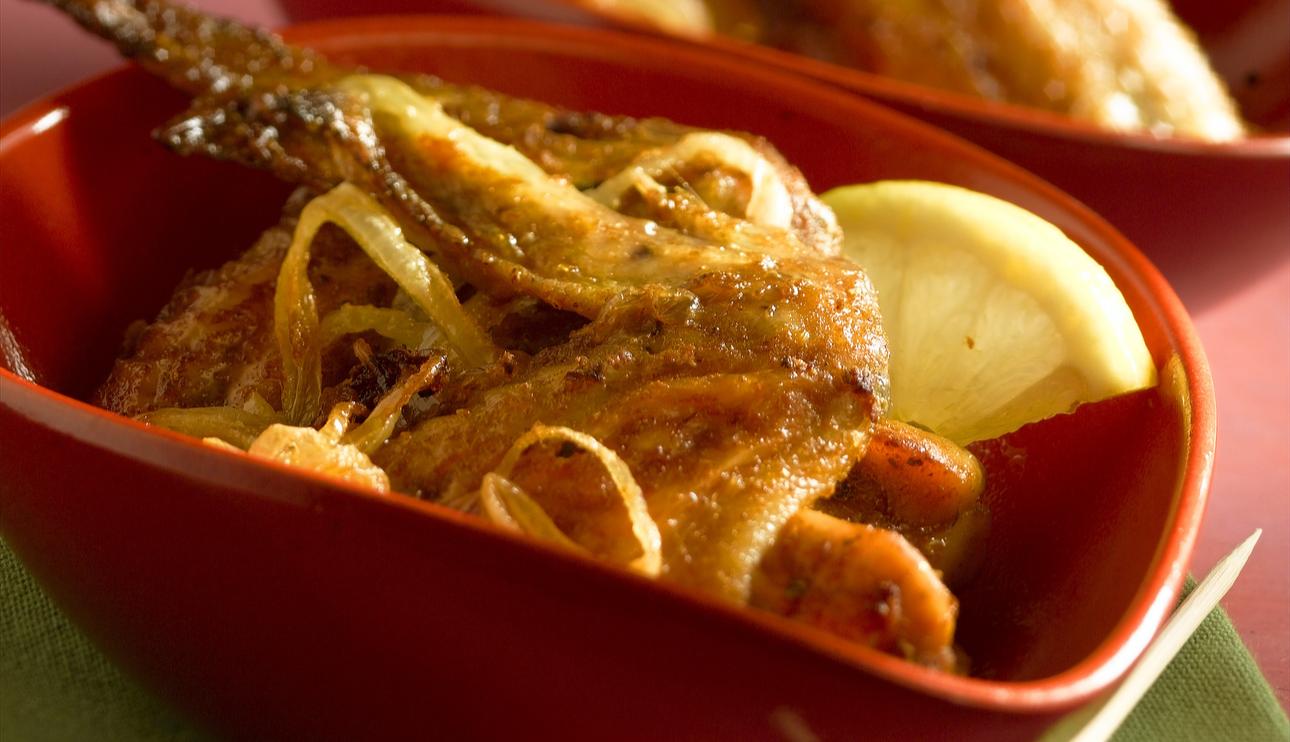 Alitas de pollo al estilo indio