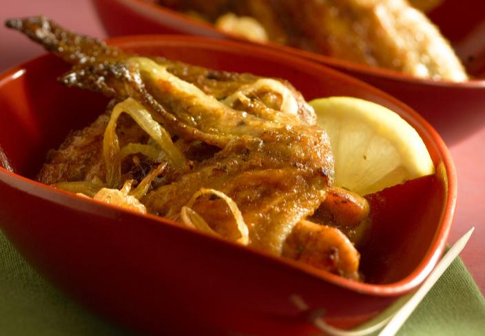 Alitas de pollo al estilo indio