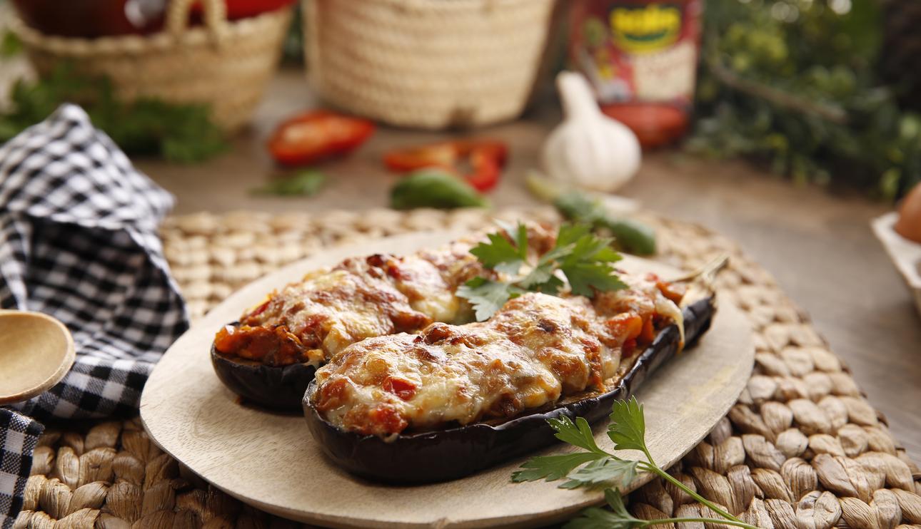 Berenjenas rellenas con atún
