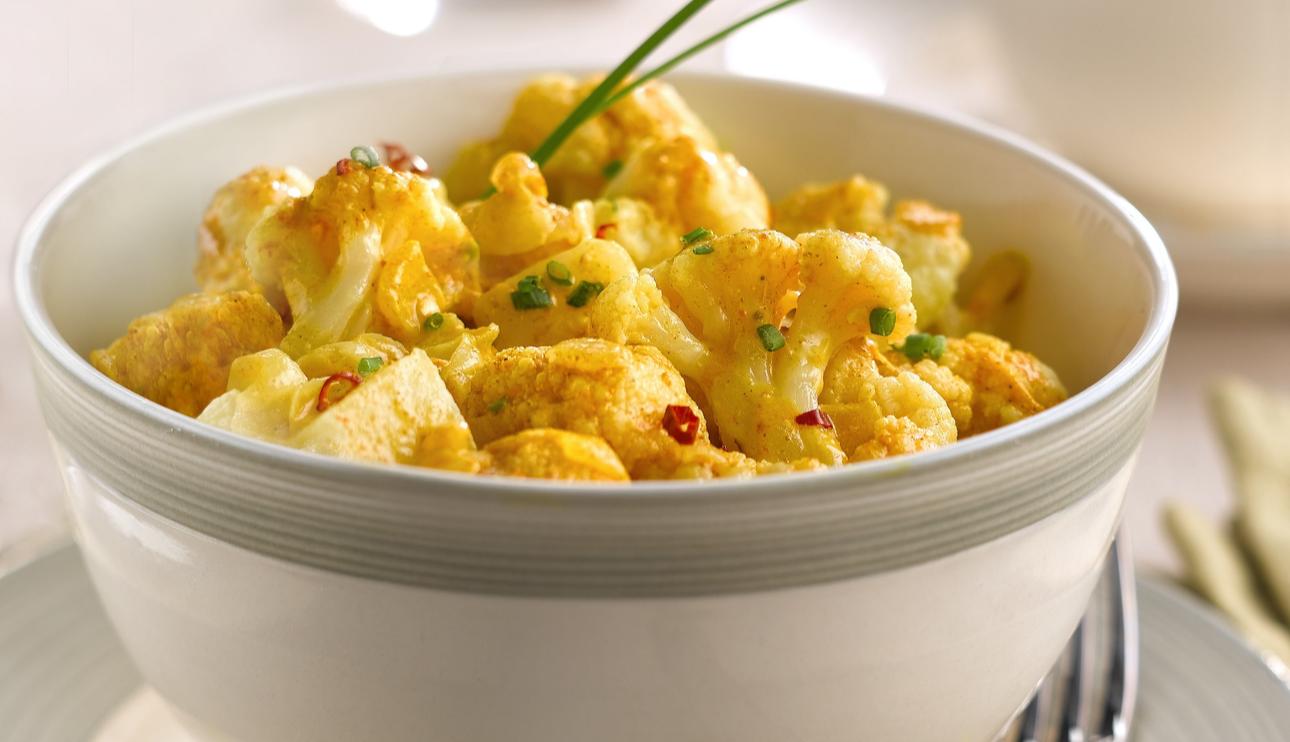 Coliflor al curry