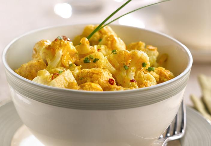 Coliflor al curry