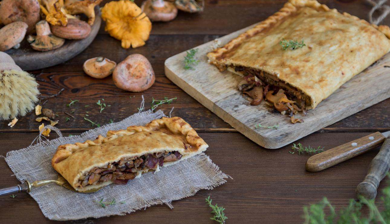 Empanada de jamón ibérico y setas