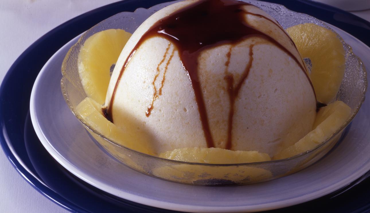 Bavarois de piña